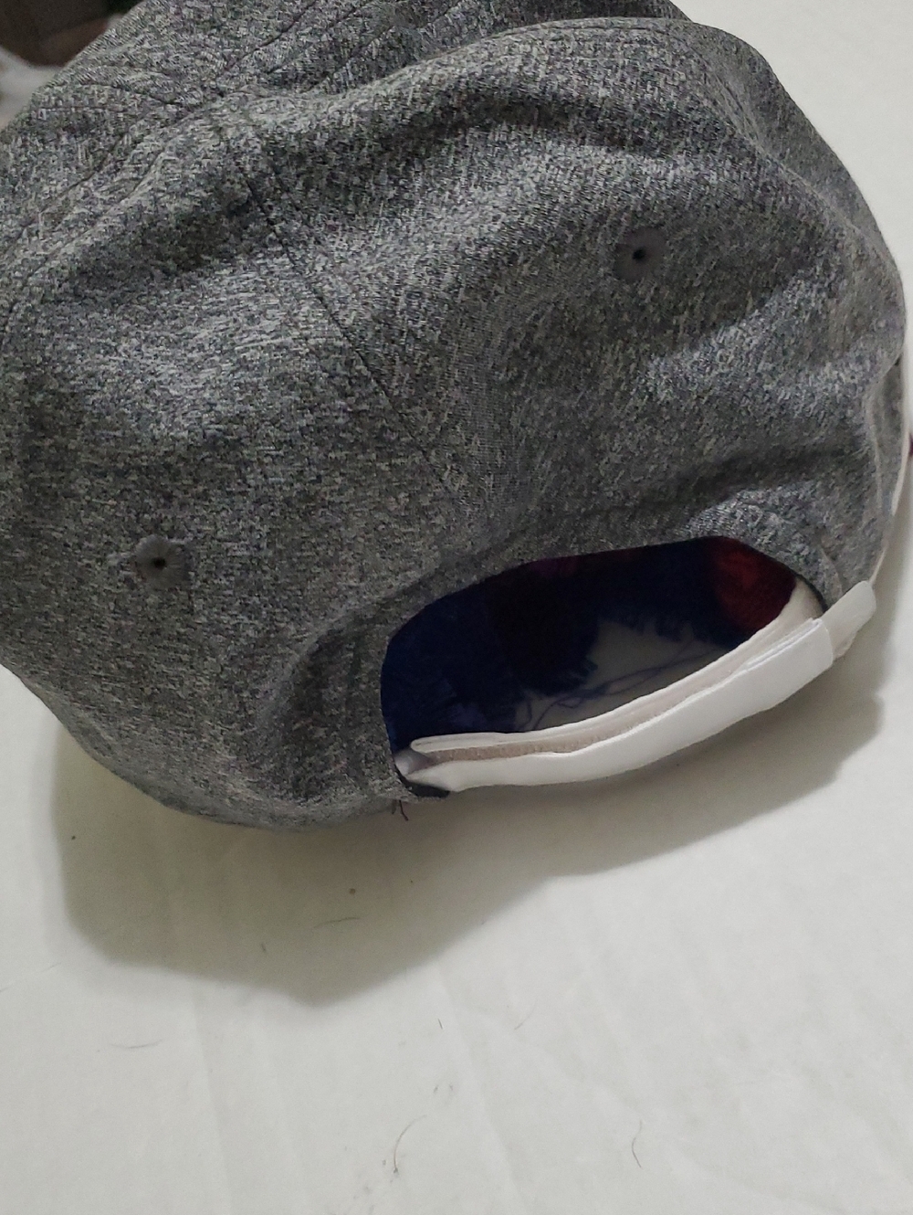 Puma Heather Gray Emboridered Logo Adjustable Unisex Sports Performance Cap - Picture 5 of 7